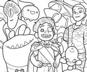 Coloriage Affiche du film Elio