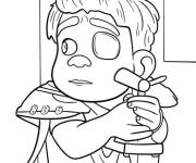 Coloriage Ambassadeur Elio en mission