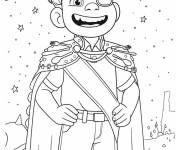 Coloriage Ambassadeur Elio heureux