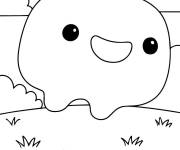 Coloriage Blob Alien d'Elio