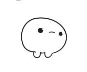 Coloriage et dessins gratuit Blob l'ami de Elio cp à imprimer
