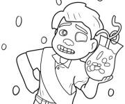 Coloriage et dessins gratuit Elio en tant qu'ambassadeur de la Terre à imprimer