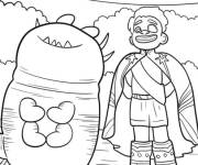 Coloriage Elio et les ambassadeurs extraterrestres
