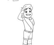 Coloriage et dessins gratuit Elio pr&ecirc;t à imprimer