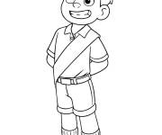 Coloriage Elio rigolo