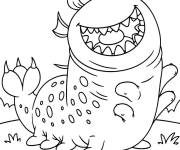 Coloriage Extraterrestre rigolo de Elio