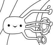 Coloriage kawaii Alien d'Elio