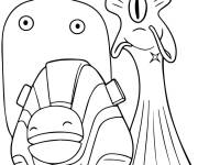 Coloriage Monstres de Elio