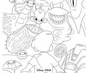 Coloriage Poster film Elio Disney Pixar