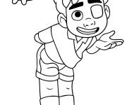 Coloriage Simple Blob et Elio