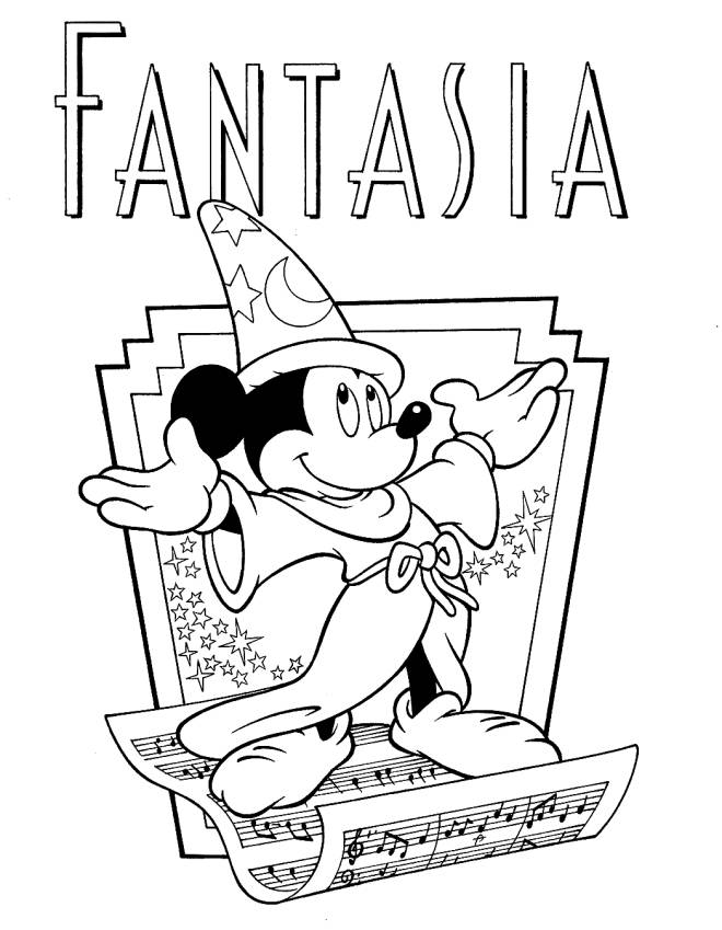 Coloriage et dessins gratuits Affiche Fantasia à imprimer