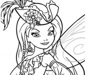 Coloriage Fee Clochette &agrave; colorier