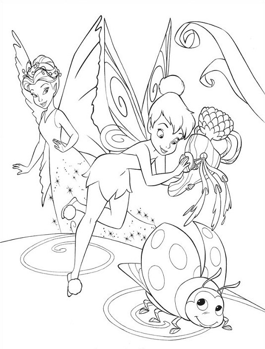 Coloriage Fee Clochette gratuit à imprimer liste 20 à 40