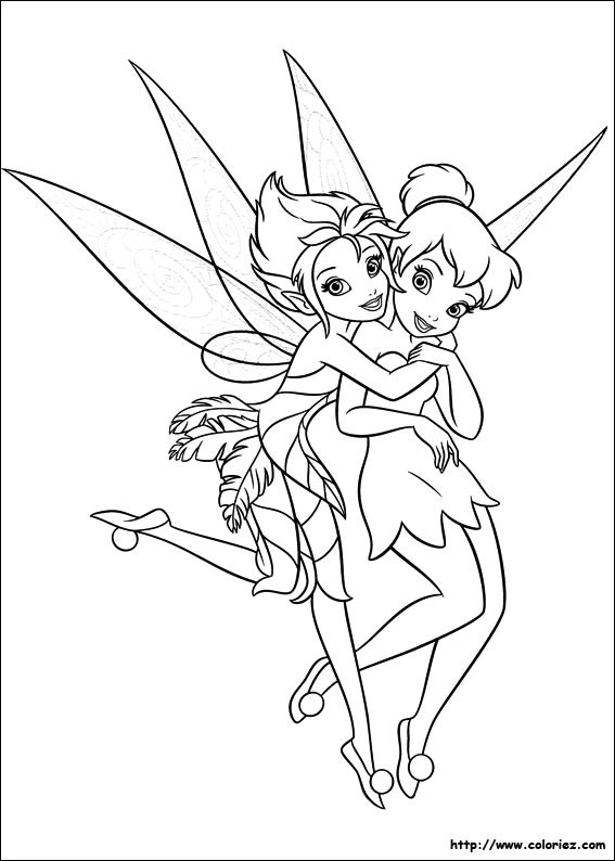 Coloriage De Fee Gratuit A Imprimer