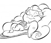Coloriage B&eacute;b&eacute; Hercule