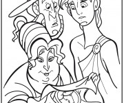 Coloriage Hercule dessin de Disney