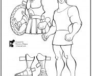 Coloriage L'armure d'Hercule
