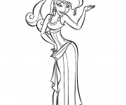 Coloriage et dessins gratuit Megara à imprimer