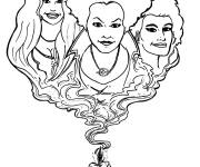 Coloriage Bougie ensorcel&eacute;e de Hocus Pocus