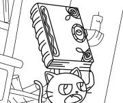 Coloriage Chat de Hocus Pocus