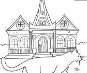 Coloriage Chat Noir de Hocus Pocus