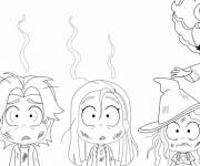 Coloriage Dr&ocirc;le de magie dans Hocus Pocus