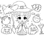 Coloriage Film Hocus Pocus pour enfants