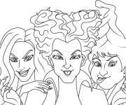 Coloriage Hocus pocus dessin&eacute; &agrave; la main