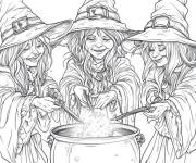 Coloriage Hocus Pocus imprimable