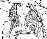 Coloriage Hocus Pocus pour ados