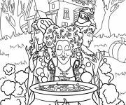 Coloriage Hocus Pocus pour adultes