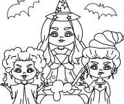 Coloriage Hocus Pocus pour Halloween