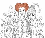 Coloriage Imagiers des sorciers de Hocus Pocus