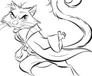 Coloriage La mal&eacute;diction de Binx