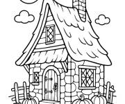 Coloriage Le chalet de Sanderson