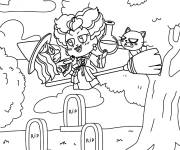 Coloriage Les sorci&egrave;res de Hocus Pocus jouent