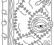 Coloriage Livre de Hocus Pocus