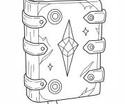 Coloriage Livre de sorts de Hocus Pocus
