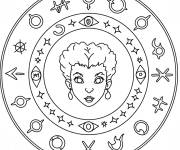 Coloriage Mandala Hocus Pocus