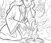 Coloriage Max allume la flamme