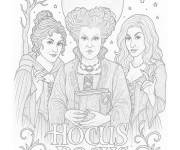 Coloriage Portrait de la famille Sanderson