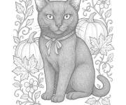 Coloriage Portrait du chat Binx de Hocus Pocus