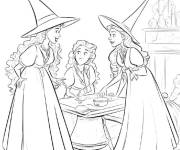 Coloriage Potion de jeunesse des sorcieres de Hocus Pocus