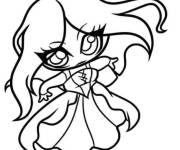 Coloriage et dessins gratuit Sarah de Hocus Pocus facile à imprimer