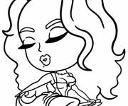 Coloriage Sarah Sanderson chevauche un balai