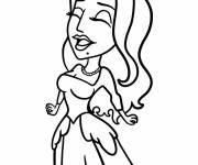 Coloriage Sarah Sanderson rigolote