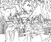 Coloriage Sc&egrave;ne du film Hocus Pocus