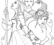 Coloriage Sorci&egrave;re simple de Hocus Pocus 2
