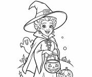 Coloriage Sorci&egrave;re souriante de Hocus Pocus