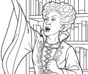 Coloriage Winifred Sanderson r&eacute;aliste